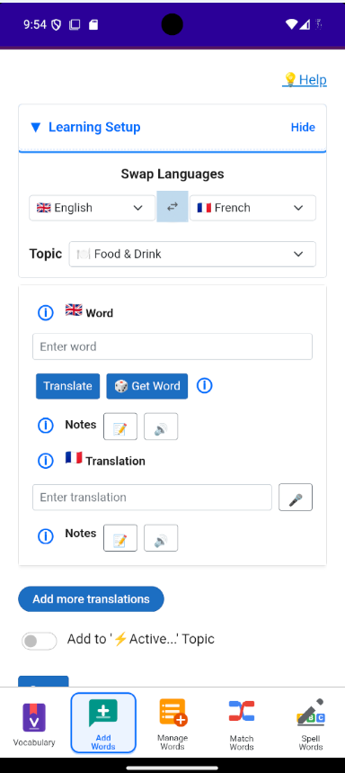 MyPoly Add Words